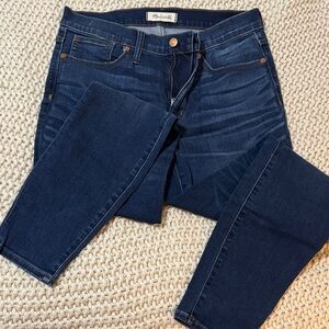 Madewell Women's Dark Blue Skinny Jeans
